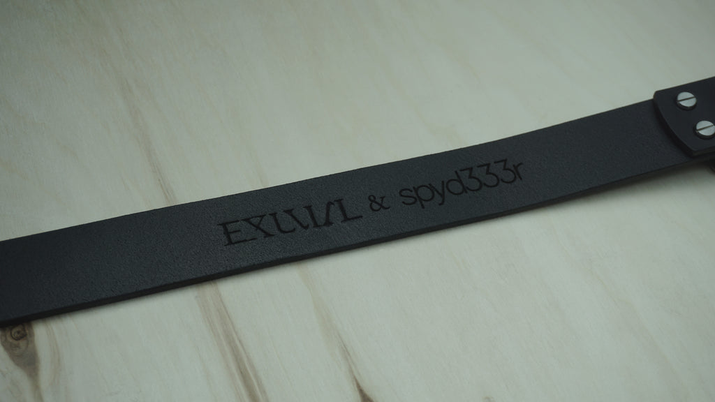 "Serespina" Engraved Belt - SPYD333R COLLABORATION