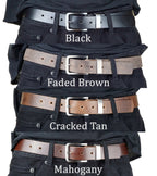 "Base" Belt in Full Grain Buffalo Leather