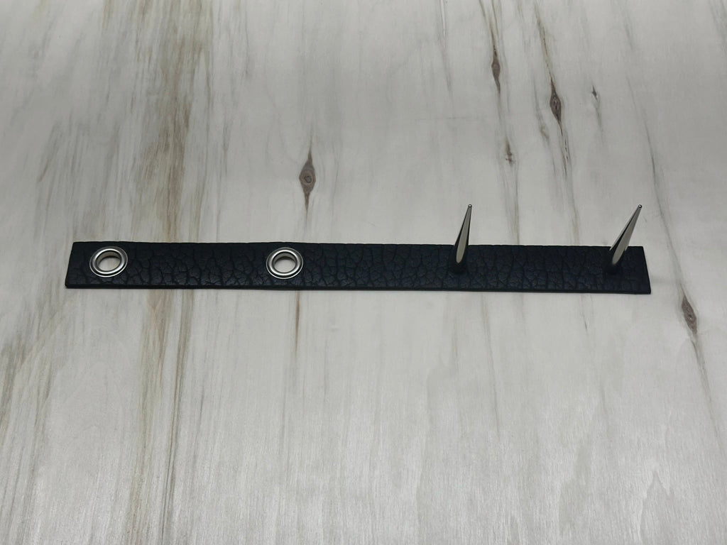 "Impalement" Bison Leather Bracelet