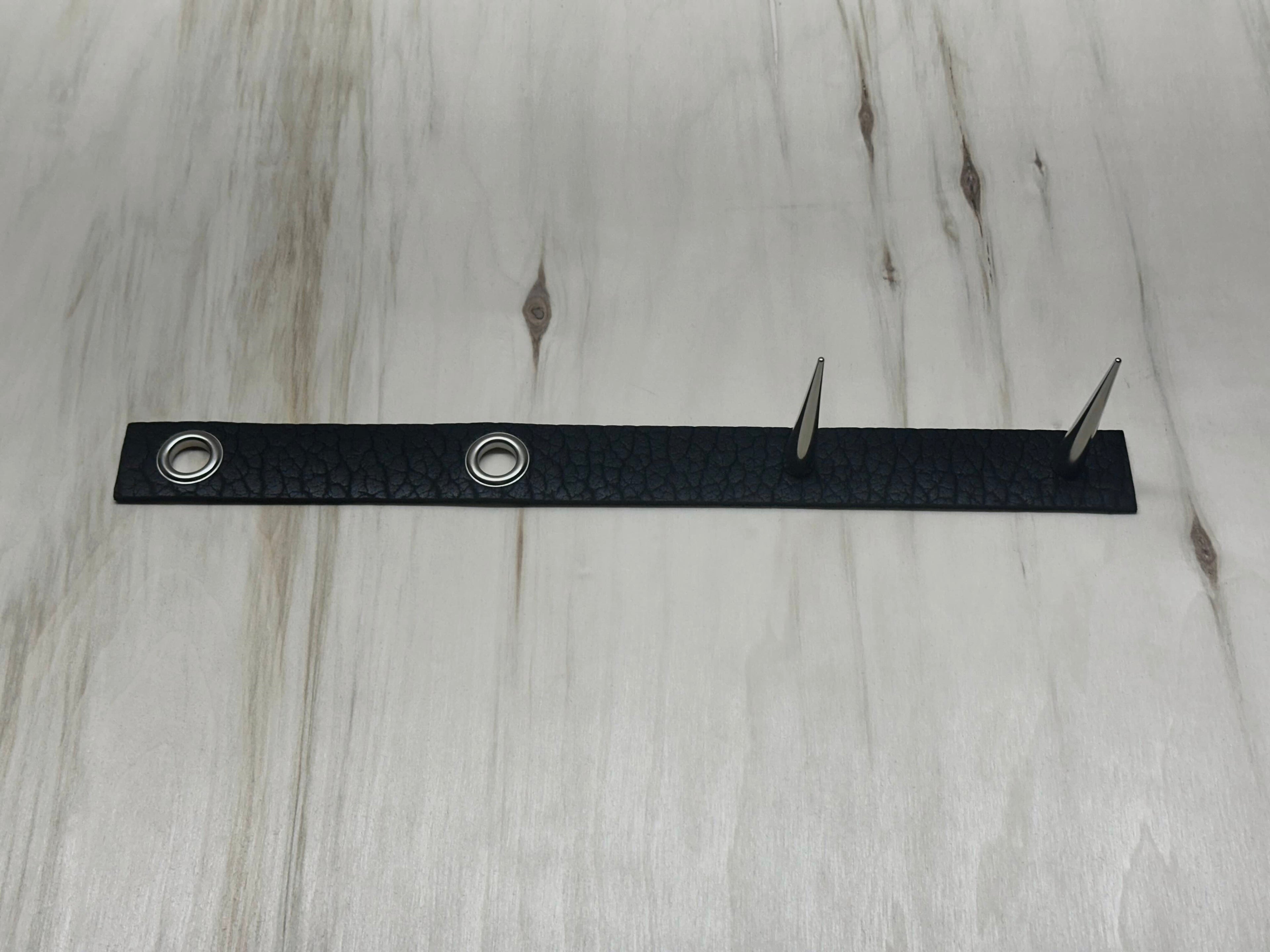 "Impalement" Bison Leather Bracelet