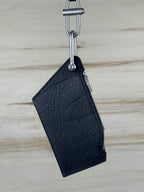 "Angled" Bison Leather Belt Wallet