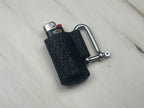 "Shackle" Bison Leather Lighter Holder