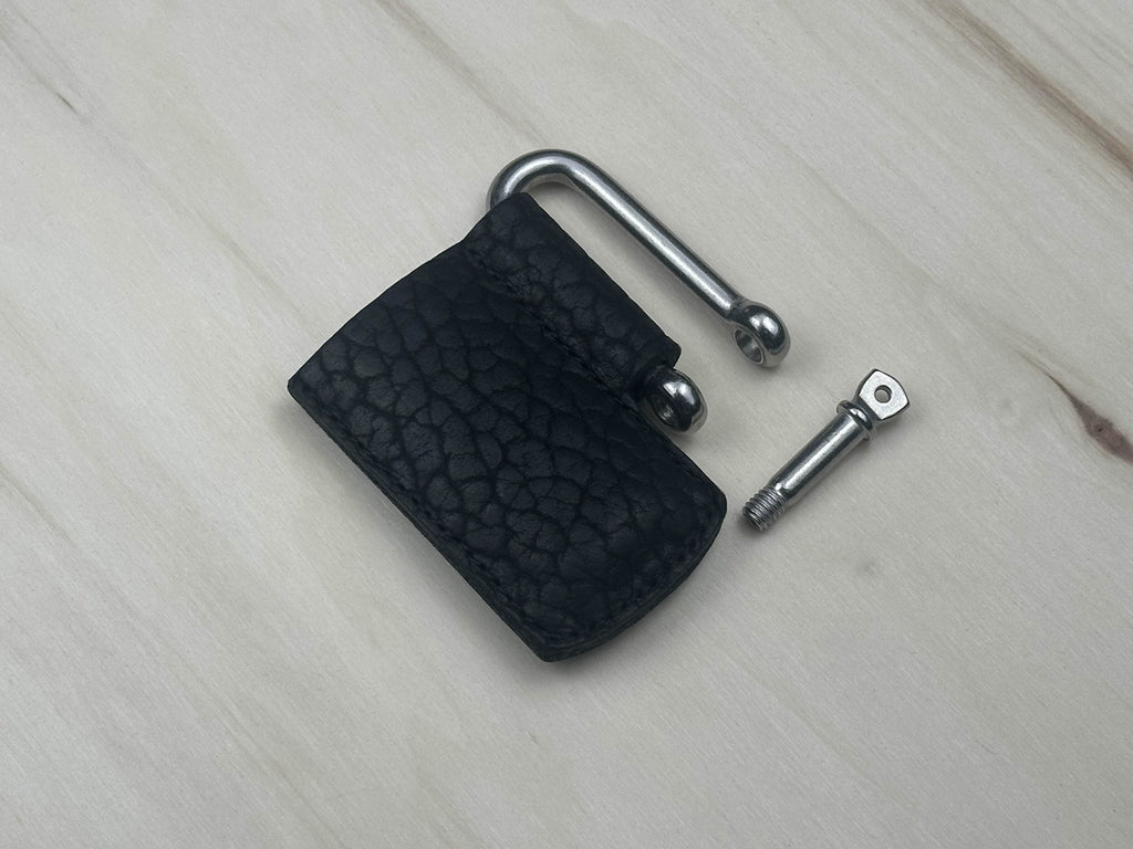 "Shackle" Bison Leather Lighter Holder