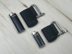 "Shackle" Bison Leather Lighter Holder