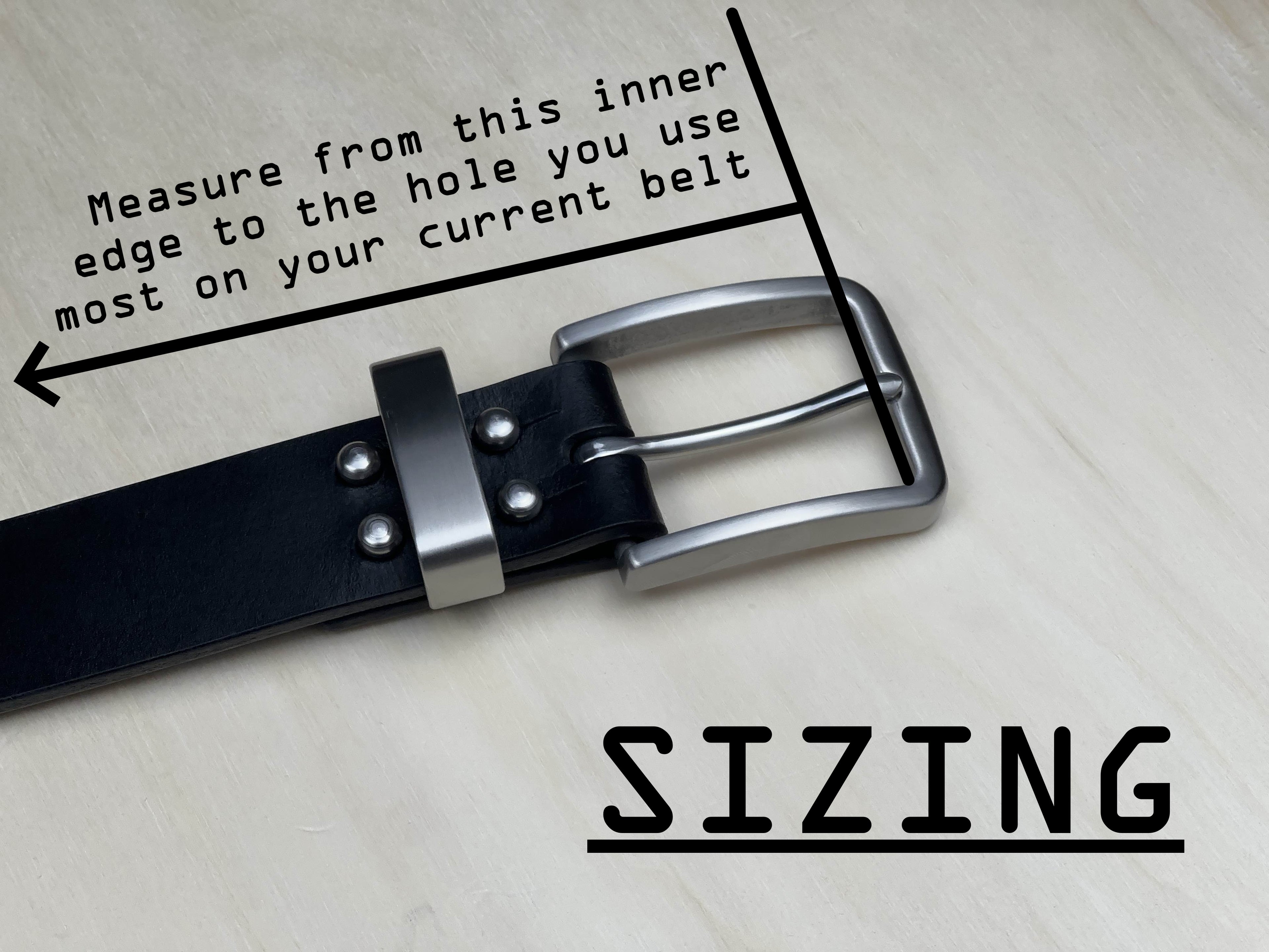 “Oval Clip” Belt in Full Grain Buffalo Leather